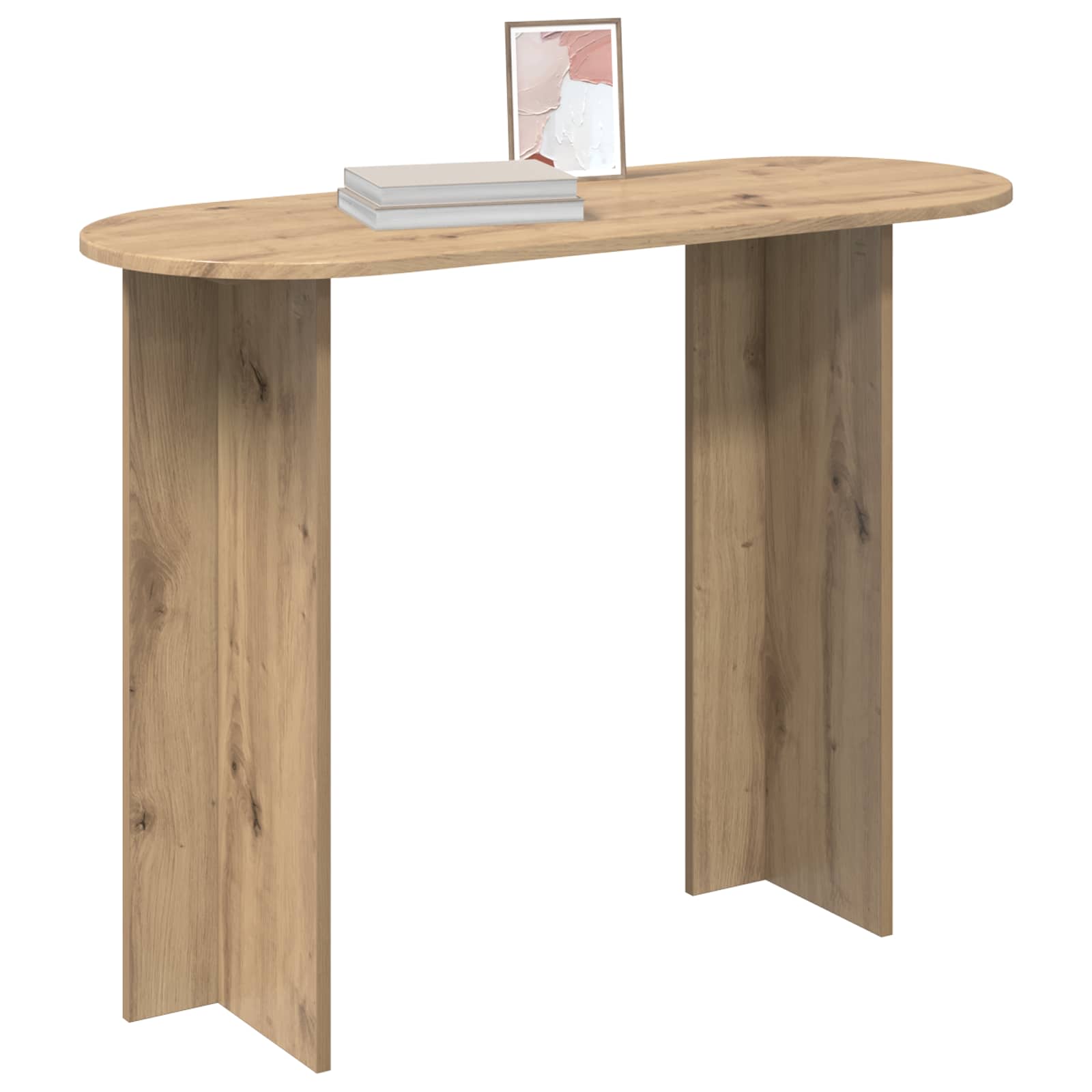 vidaXL Konsolentisch Artisan-Eiche 100 x 39,5 x 75 cm Holzwerkstoff
