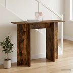 vidaXL Konsolentisch Geräucherte Eiche 100 x 30 x 75 cm Holzwerkstoff