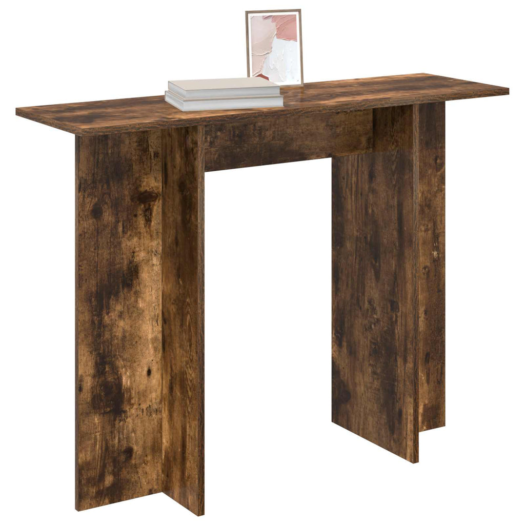vidaXL Konsolentisch Geräucherte Eiche 100 x 30 x 75 cm Holzwerkstoff