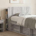 vidaXL Kopfteil Schrank mit Speicher Graues Sonoma Holzwerkstoff