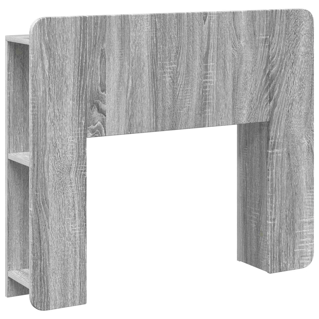 vidaXL Kopfteil Schrank mit Speicher Graues Sonoma Holzwerkstoff