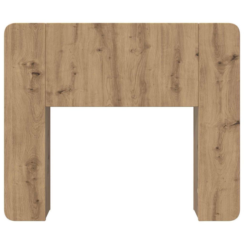 vidaXL Kopfteil Schrank Artisan-Eiche 119,5 x 18,5 x 80 cm
