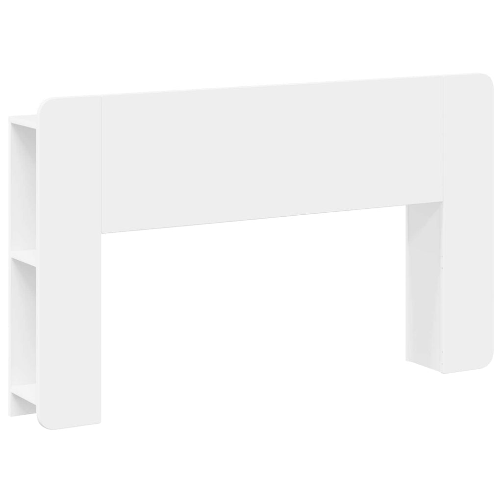 vidaXL Kopfteil Schrank Weiß 135 x 18,5 x 80 cm Holzwerkstoff