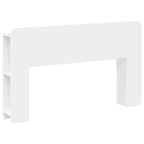 vidaXL Kopfteil Schrank Weiß 135 x 18,5 x 80 cm Holzwerkstoff