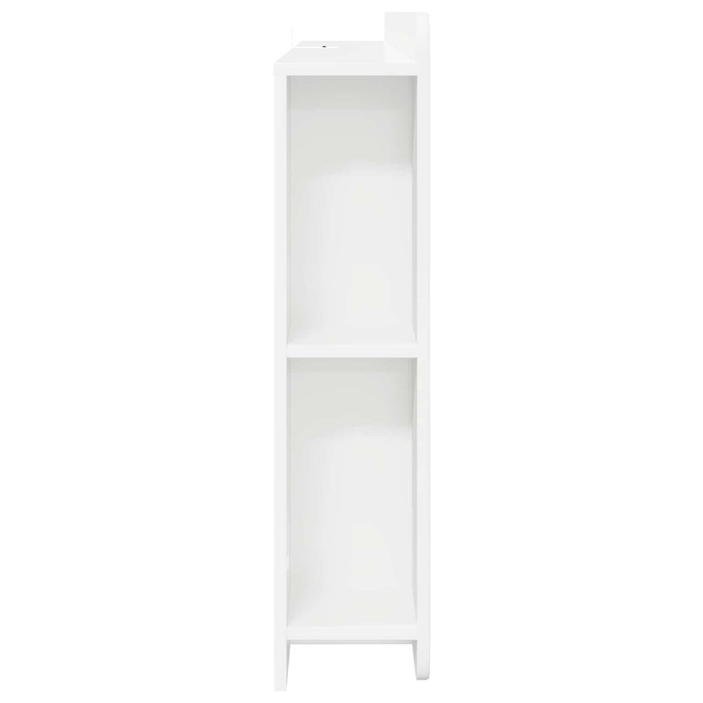 vidaXL Kopfteil Schrank Weiß 135 x 18,5 x 80 cm Holzwerkstoff