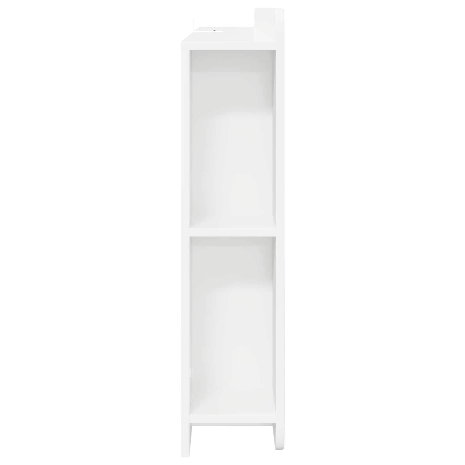 vidaXL Kopfteil Schrank Weiß 135 x 18,5 x 80 cm Holzwerkstoff