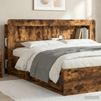 vidaXL Kopfteil-Schrank Geräucherte Eiche 215 x 18,5 x 100 cm