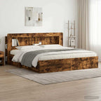 vidaXL Kopfteil-Schrank Geräucherte Eiche 215 x 18,5 x 100 cm