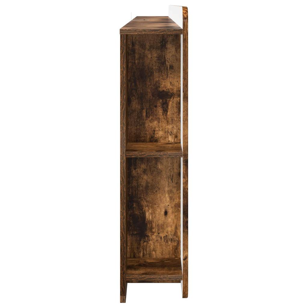 vidaXL Kopfteil-Schrank Geräucherte Eiche 215 x 18,5 x 100 cm