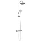 vidaXL Thermostatisches Duschset Chrom SS201