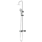 vidaXL Thermostatisches Duschset Chrom SS201