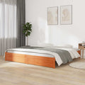 vidaXL Bettrahmen Wachsbraun 140 x 200 cm Massivholz Kiefer