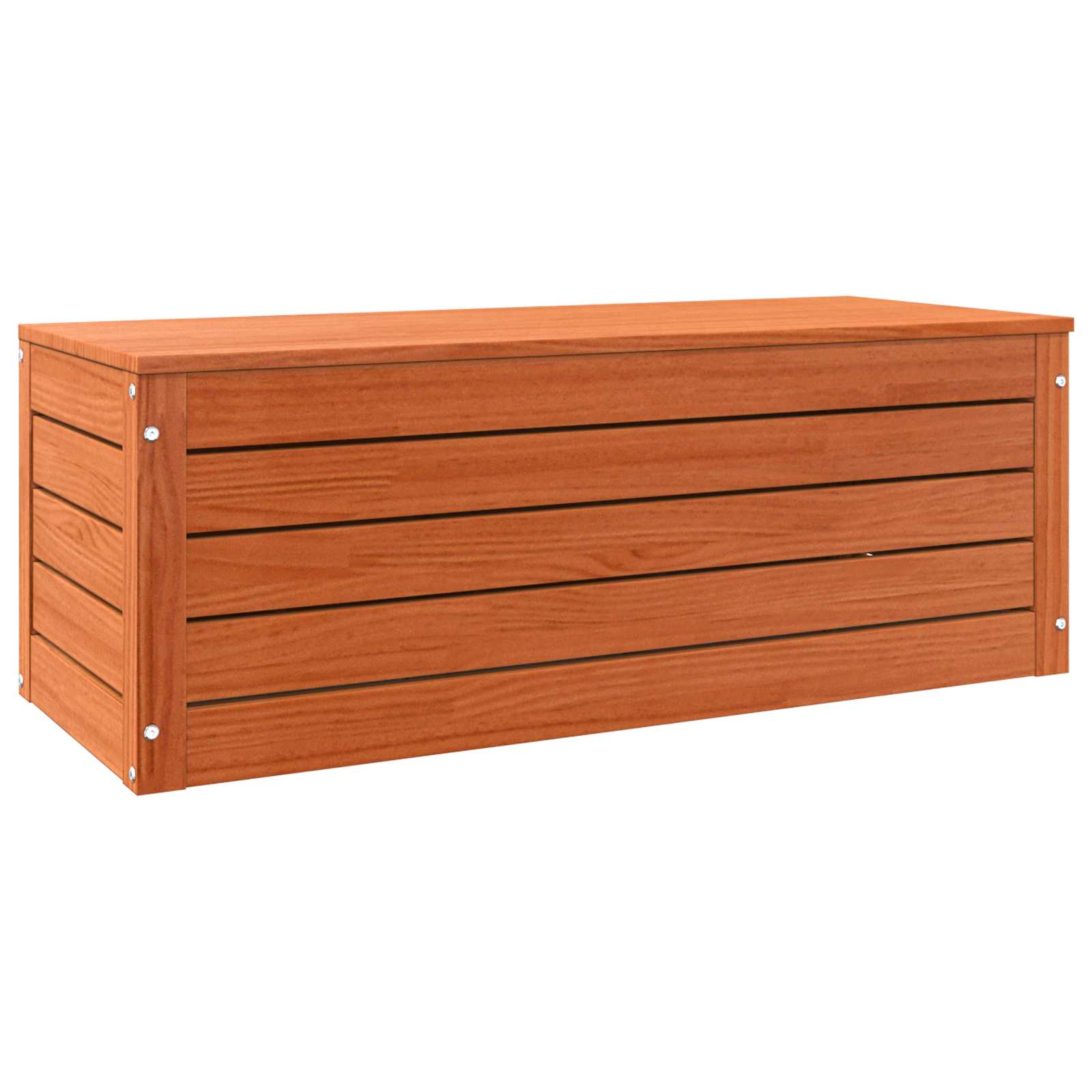 vidaXL Aufbewahrungsbox mit Speicher Wachsbraun 89 x 36,5 x 33 cm