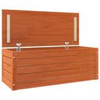 vidaXL Aufbewahrungsbox mit Speicher Wachsbraun 89 x 36,5 x 33 cm