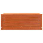 vidaXL Aufbewahrungsbox mit Speicher Wachsbraun 89 x 36,5 x 33 cm