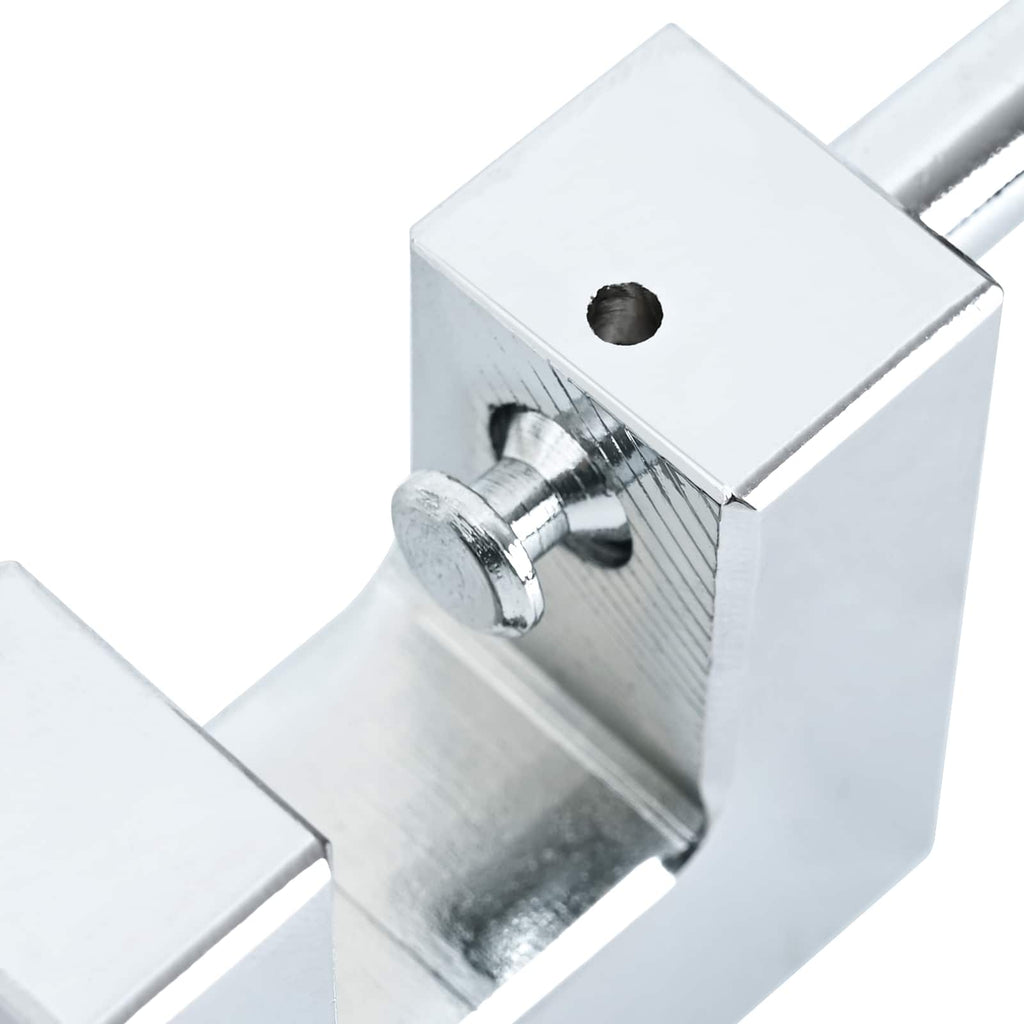 vidaXL Vorhängeschloss 12 pcs Silber Stahl