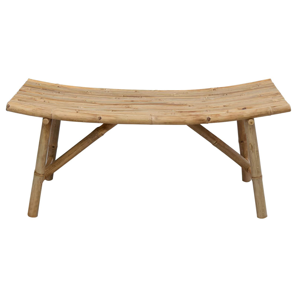 vidaXL Gartenbank Natur 110 x 45 x 50 cm Bambus