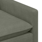 vidaXL Sofa Set 2 pcs Hellgrau Stoff