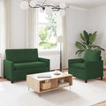 vidaXL Sofa Set 2 pcs Dschungelgrün Stoff