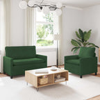 vidaXL Sofa Set 2 pcs Dschungelgrün Stoff