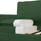 vidaXL Sofa Set 2 pcs Dschungelgrün Stoff