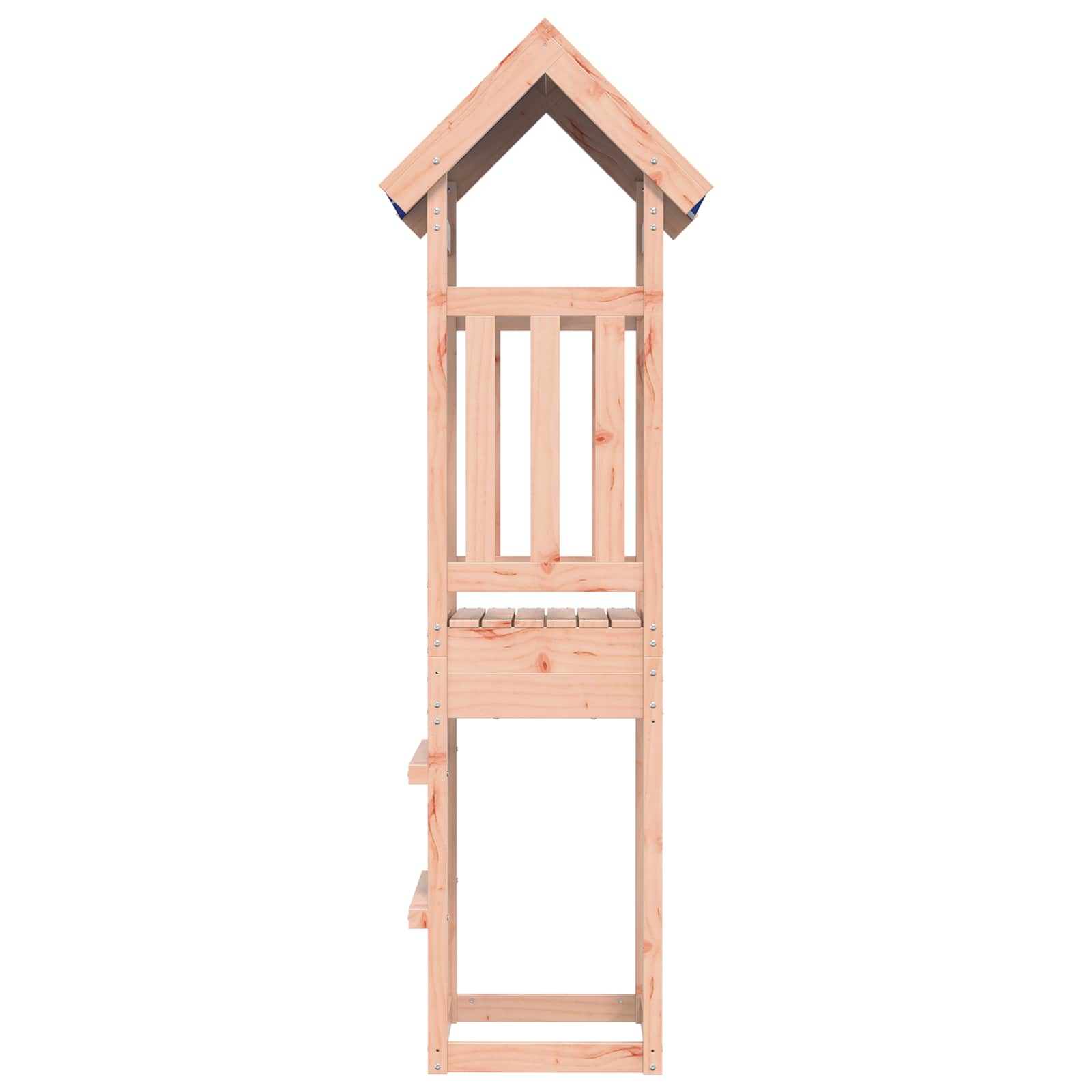 vidaXL Spielturm Braun 52,5 x 46,5 x 208 cm Massives Douglasienholz
