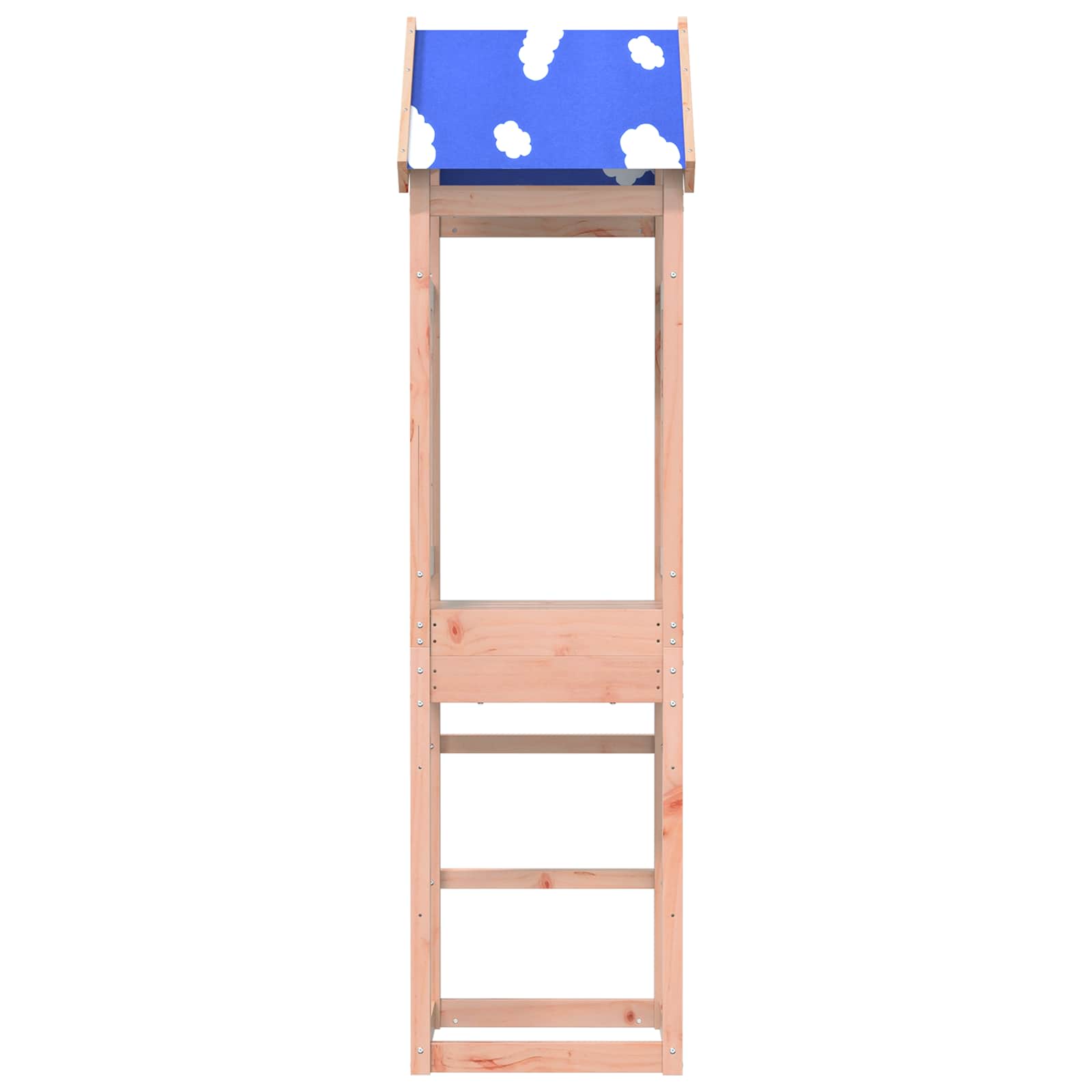 vidaXL Spielturm Braun 52,5 x 46,5 x 208 cm Massives Douglasienholz