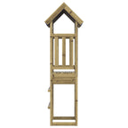 vidaXL Spielturm Braun Massives imprägniertes Holz