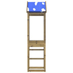 vidaXL Spielturm Braun Massives imprägniertes Holz