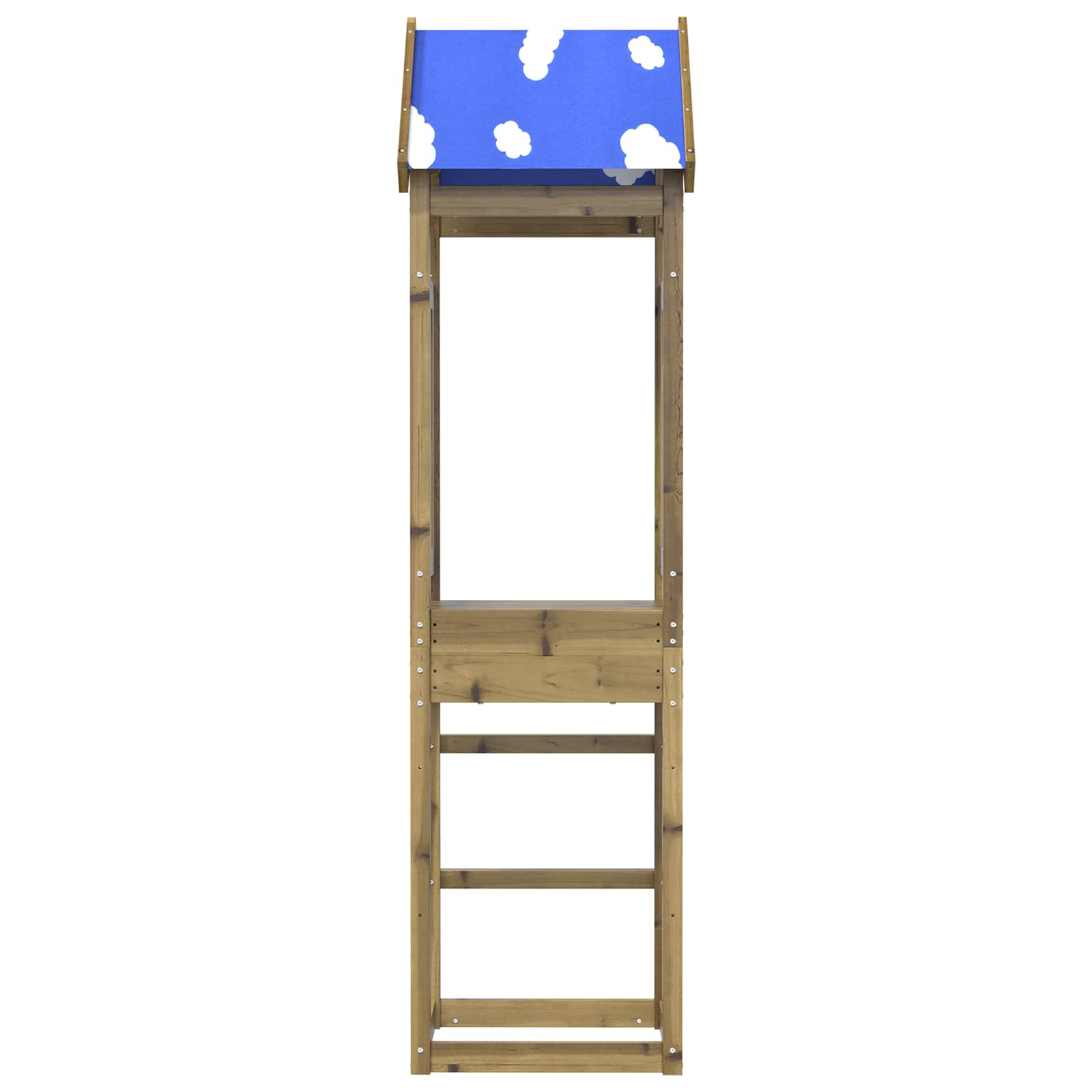 vidaXL Spielturm Braun Massives imprägniertes Holz