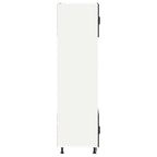 vidaXL Backofenschrank PORTO Schwarz Eichen-Optik 60 x 57 x 207 cm