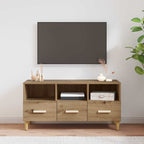 vidaXL TV-Schränk Kunsthandwerk Eiche 102 x 36 x 50 cm Holzwerkstoff