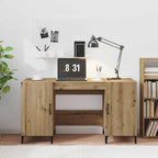 vidaXL Schreibtisch Kunsthandwerk Eiche 140 x 50 x 75 cm Holzwerkstoff