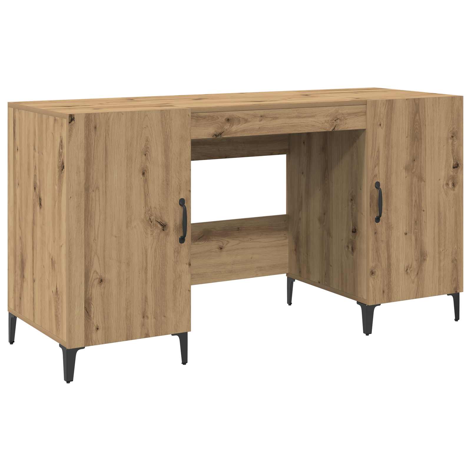 vidaXL Schreibtisch Kunsthandwerk Eiche 140 x 50 x 75 cm Holzwerkstoff