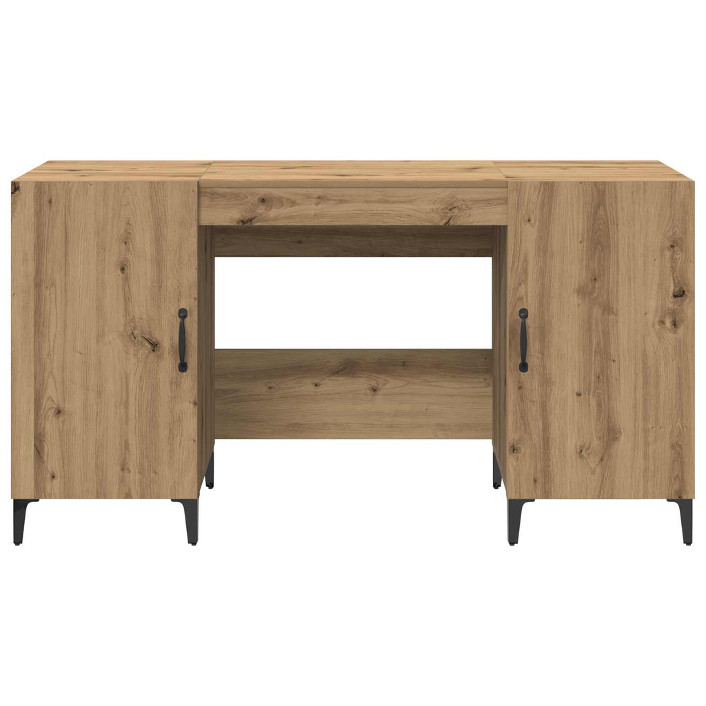 vidaXL Schreibtisch Kunsthandwerk Eiche 140 x 50 x 75 cm Holzwerkstoff