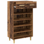 vidaXL Schuhschrank mit Regal Altholz 60 x 35 x 105 cm Holzwerkstoff