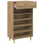 vidaXL Schuhschrank Kunsthandwerk Eiche 60 x 35 x 105 cm Holzwerkstoff