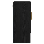 vidaXL Wandschrank Schwarz Eichen-Optik 60 x 31 x 70 cm Holzwerkstoff