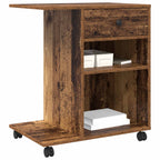 vidaXL Druckerständer Uni Altholz 60 x 40 x 68.5 cm Holzwerkstoff