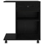 vidaXL Druckerständer Uni Schwarz Eichen-Optik 60 x 40 x 68.5 cm