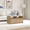 vidaXL Couchtisch Kunsthandwerk Eiche 90 x 50 x 45 cm Holzwerkstoff