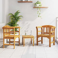 vidaXL Gartenrosen-Lounge-Set 3 pcs Massivholz Akazie