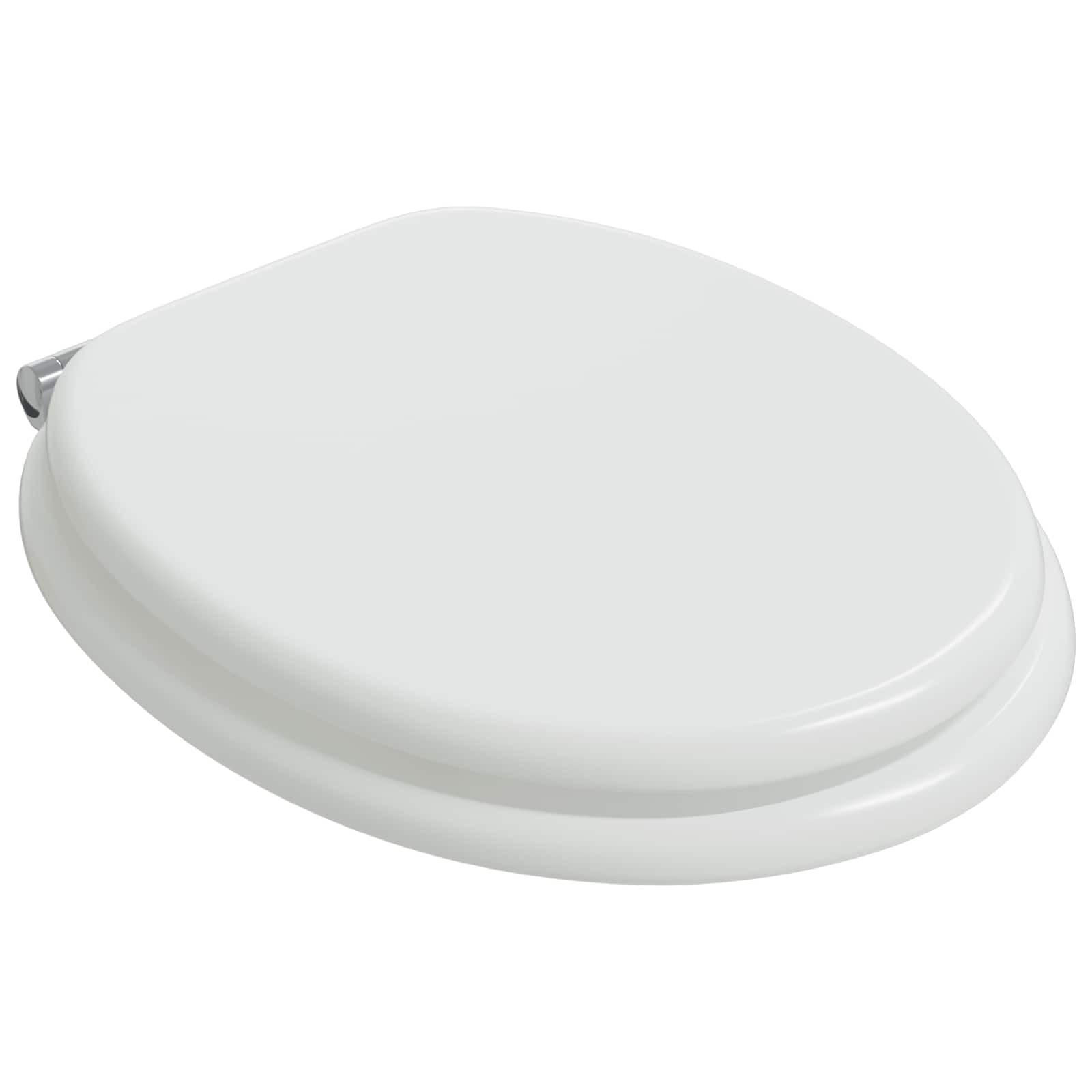vidaXL Soft-Close Toilettensitz Weiß 44 x 38 cm MDF-Platte
