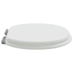 vidaXL Soft-Close Toilettensitz Weiß 44 x 38 cm MDF-Platte
