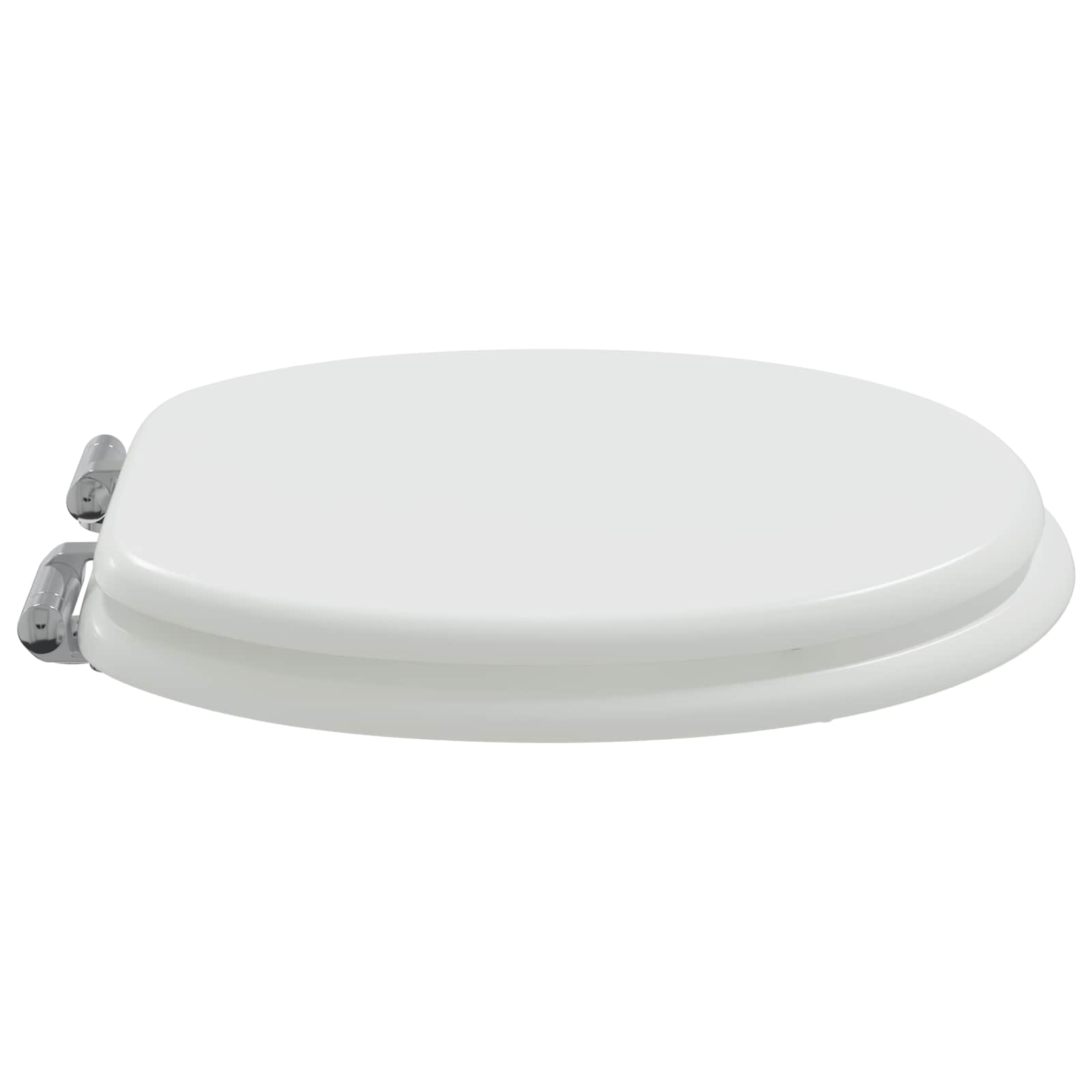 vidaXL Soft-Close Toilettensitz Weiß 44 x 38 cm MDF-Platte
