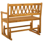 vidaXL Garten Schaukeltbank Natur 110 x 59 x 97 cm Massivholz Akazie
