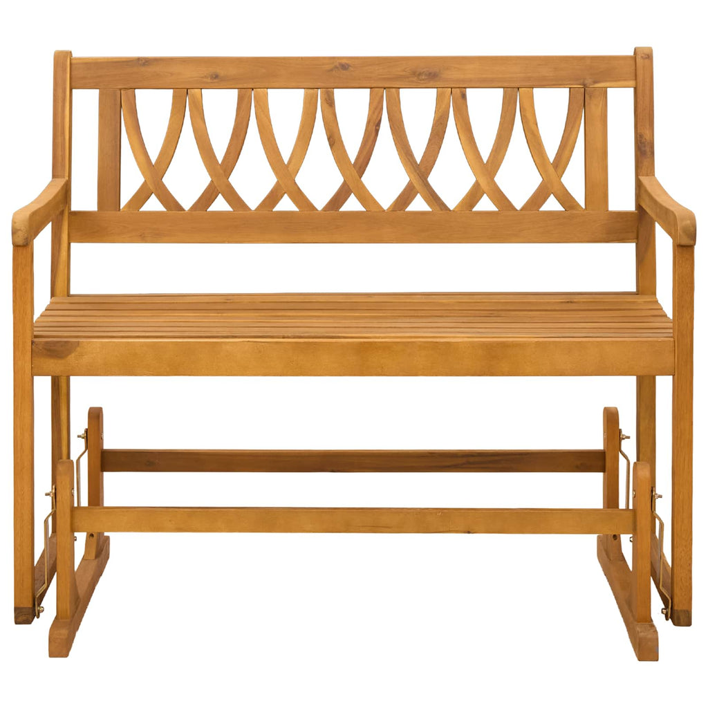 vidaXL Garten Schaukeltbank Natur 110 x 59 x 97 cm Massivholz Akazie