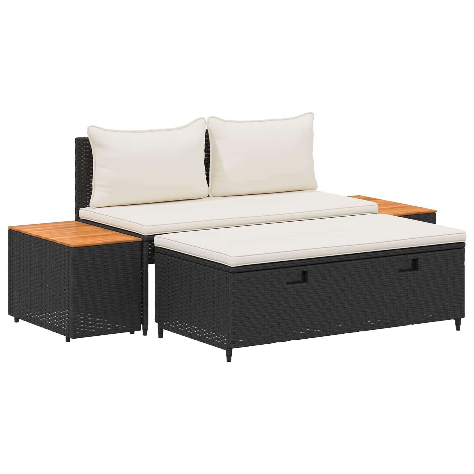 vidaXL Outdoor-Sofagarnitur 4 -Seater 4 pcs 55 x 30 x 39 cm