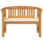 vidaXL Rosenbank Cremeweiß 114 x 46 x 82,5 cm Massivholz Akazie