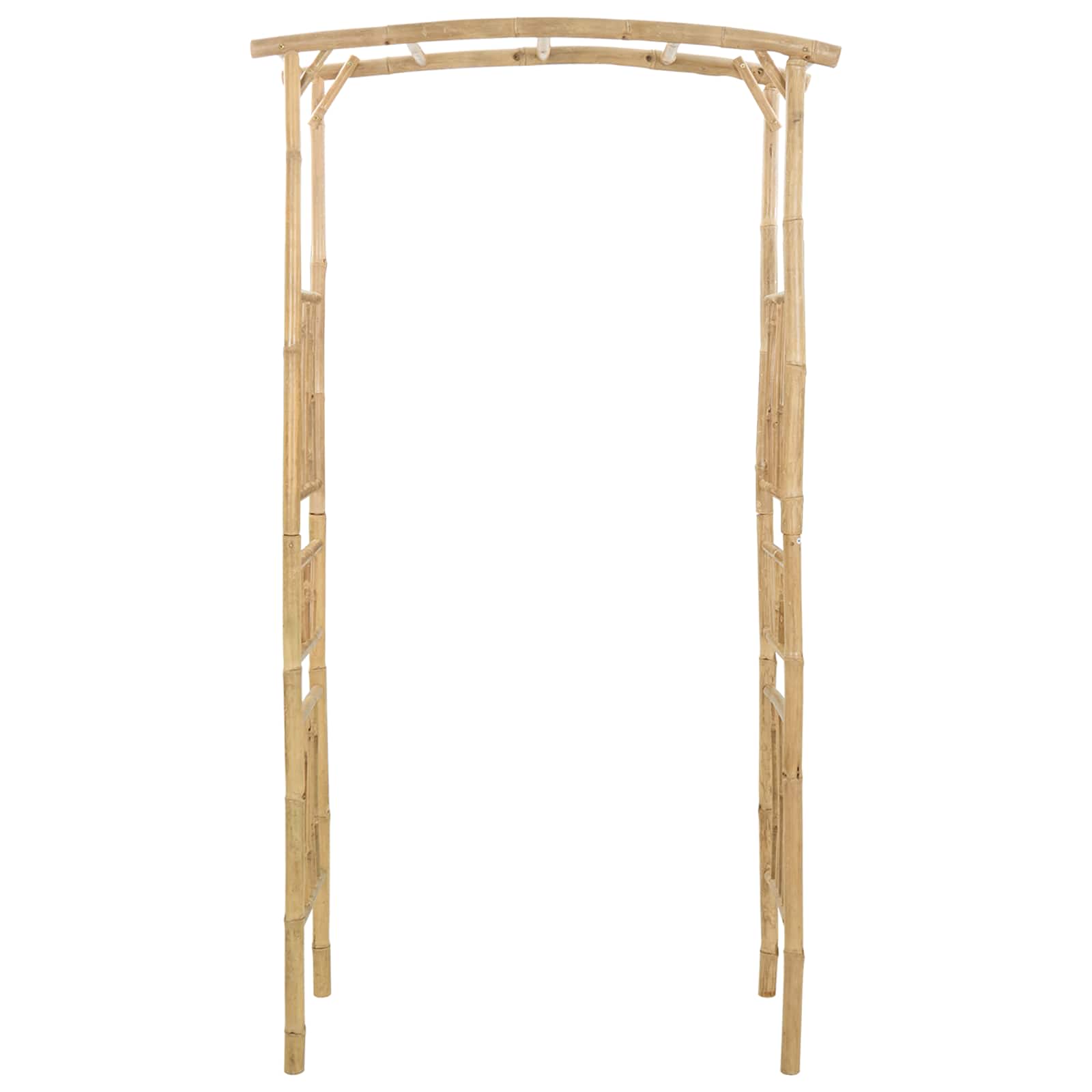 vidaXL Gartenbogen Natur 110 x 40 x 205 cm Bambus